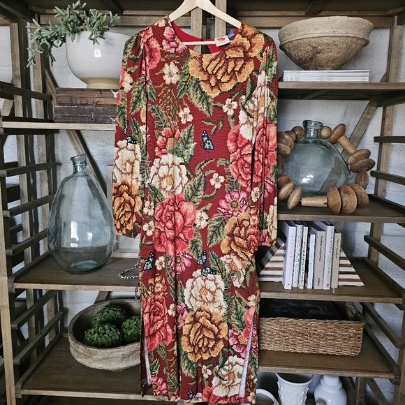 Anthropologie Farm Rio Jessa Maxi Dress Sz M NWOT Pristine Condition - Picture 7 of 7